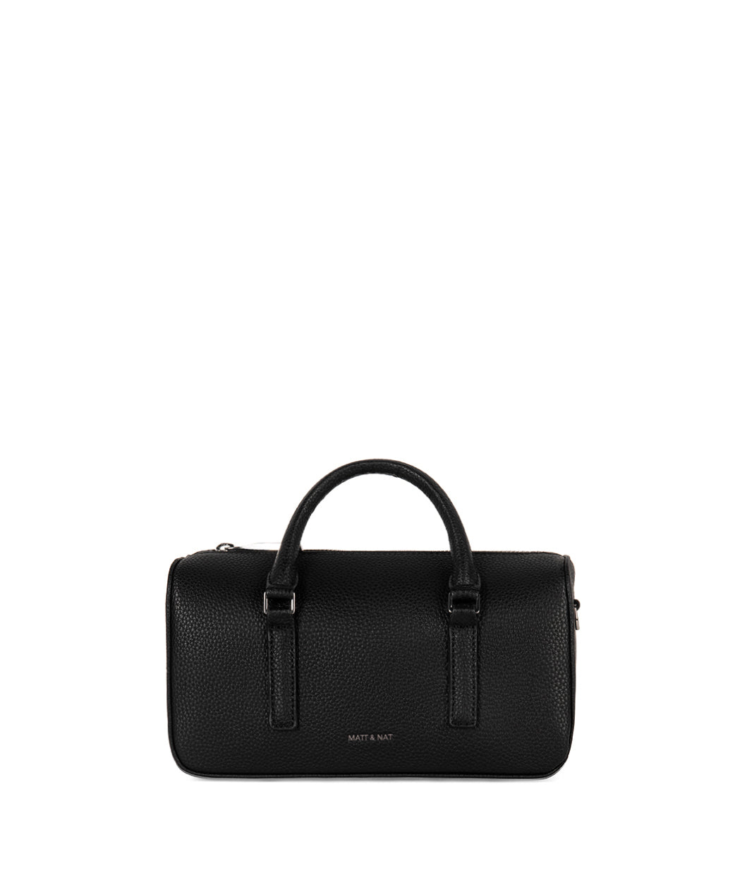 LUCE Vegan Crossbody Bag - Grain | Color: Black - variant::black