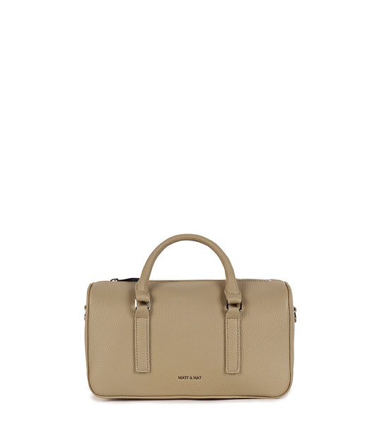 LUCE Vegan Crossbody Bag - Grain | Color: Almond - variant::almond