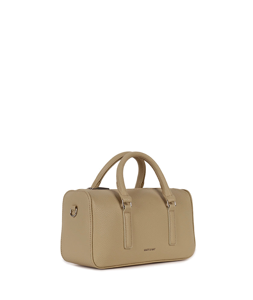 LUCE Vegan Crossbody Bag - Grain | Color: Almond - variant::almond