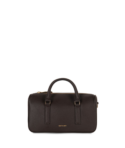 LUCE Vegan Crossbody Bag - Grain | Color: Fudge - variant::fudge