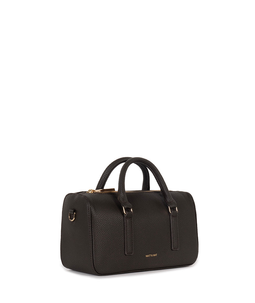 LUCE Vegan Crossbody Bag - Grain | Color: Fudge - variant::fudge