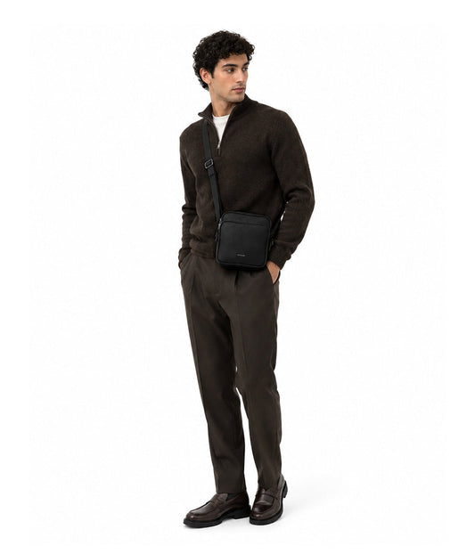 MARC Vegan Crossbody Bag - Grain | Color: Fudge - variant::fudge