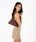 MATINA Vegan shoulder bag - Grain | Color: Cherry - variant::cherry