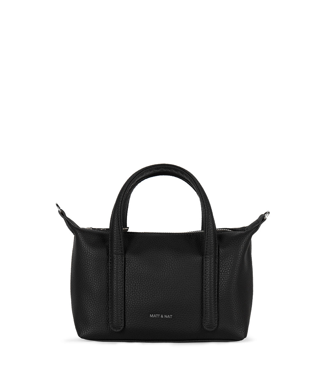 MOLA Vegan Crossbody Bag - Grain | Color: Black - variant::black