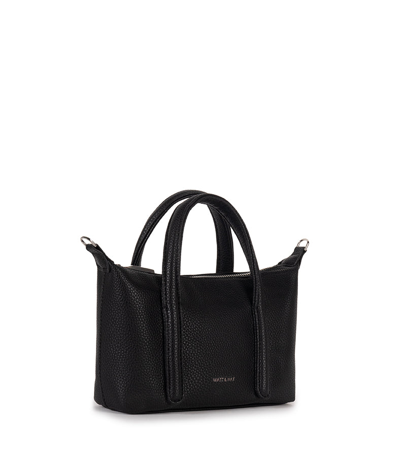 MOLA Vegan Crossbody Bag - Grain | Color: Black - variant::black
