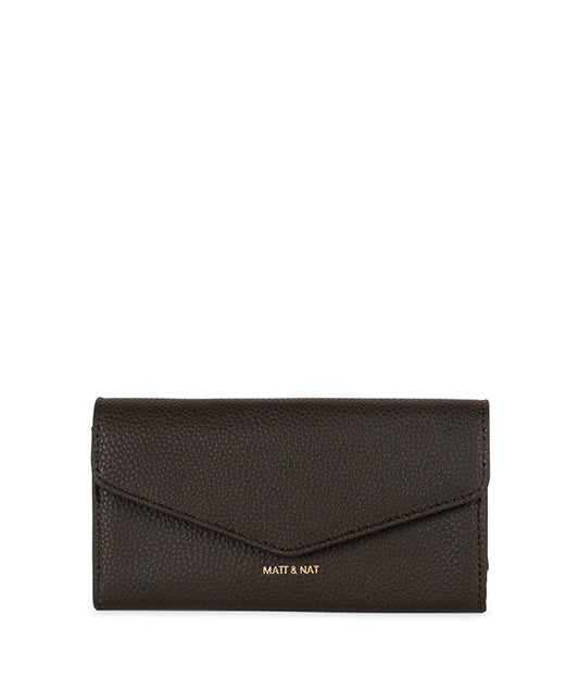 RAYE Vegan Wallet - Grain | Color: Fudge - variant::fudge