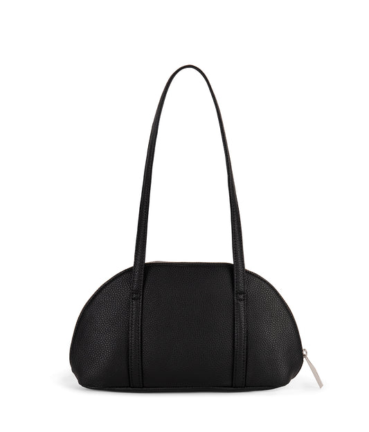 REA Vegan Satchel - Grain | Color: Black - variant::black