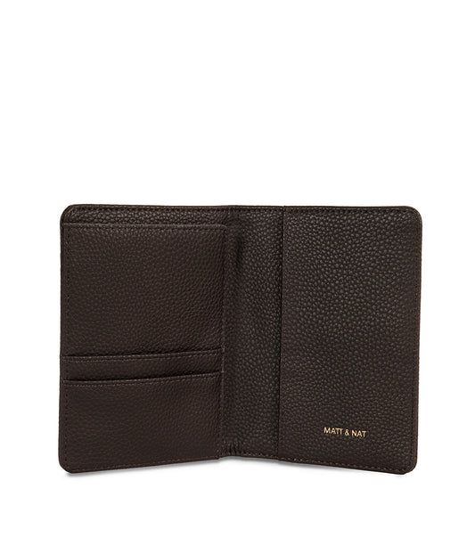 ROW Vegan Passport Holder - Grain | Color: Fudge - variant::fudge