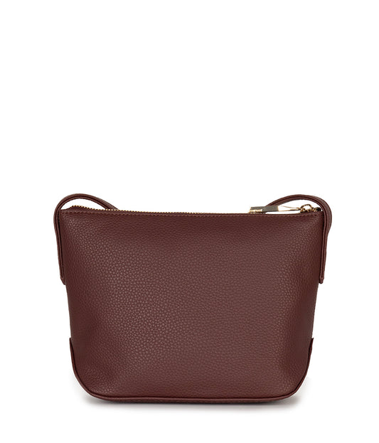 SAM Vegan Crossbody Bag - Grain | Color: Cherry - variant::cherry