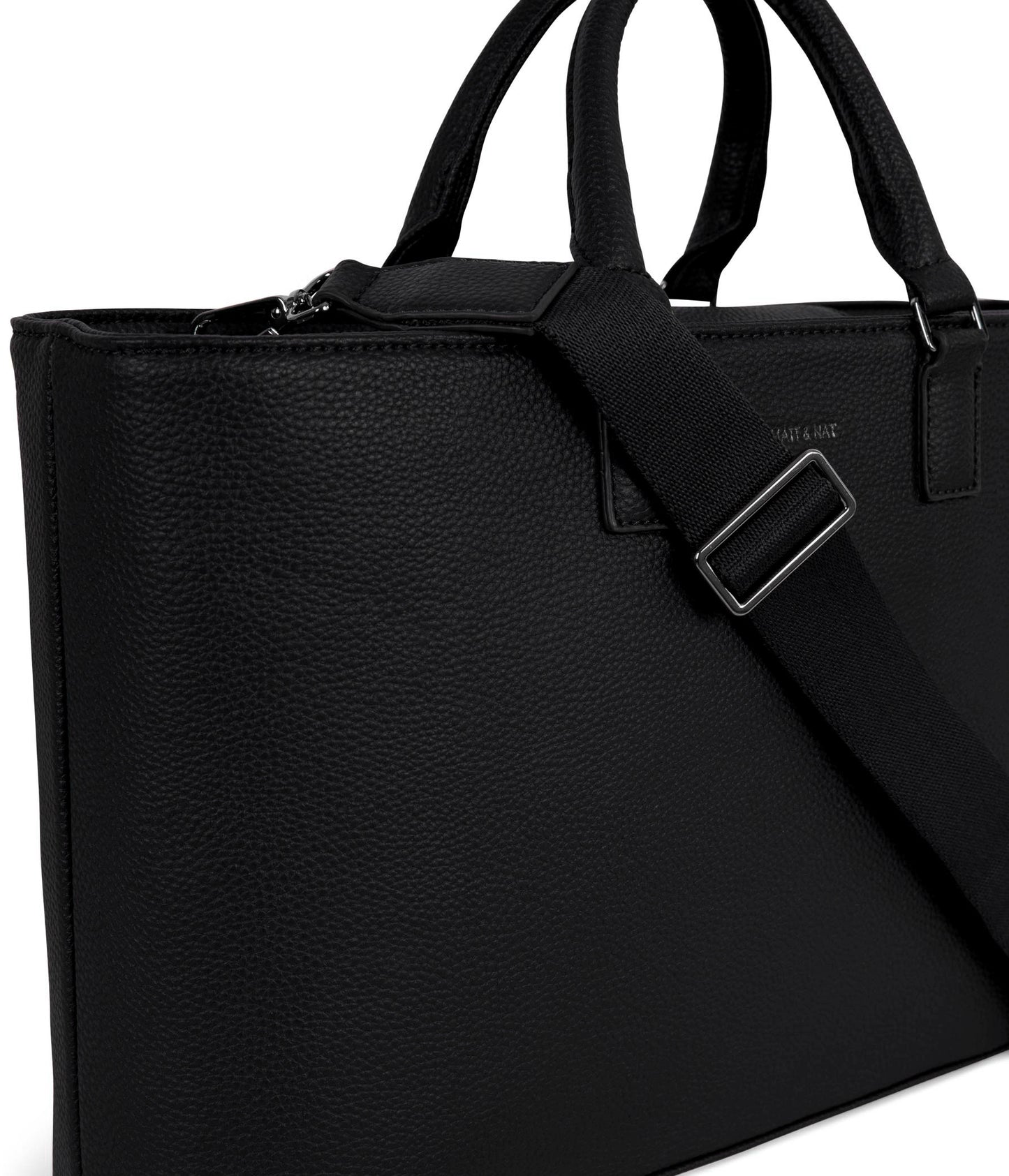 SEVYN Vegan Satchel - Grain | Color: Black - variant::black