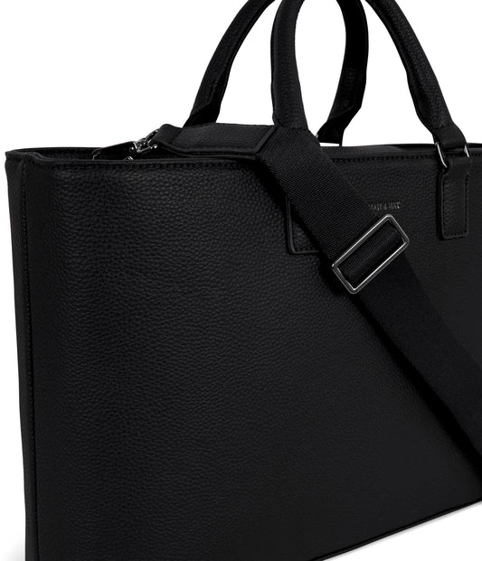 SEVYN Vegan Satchel - Grain | Color: Black - variant::black