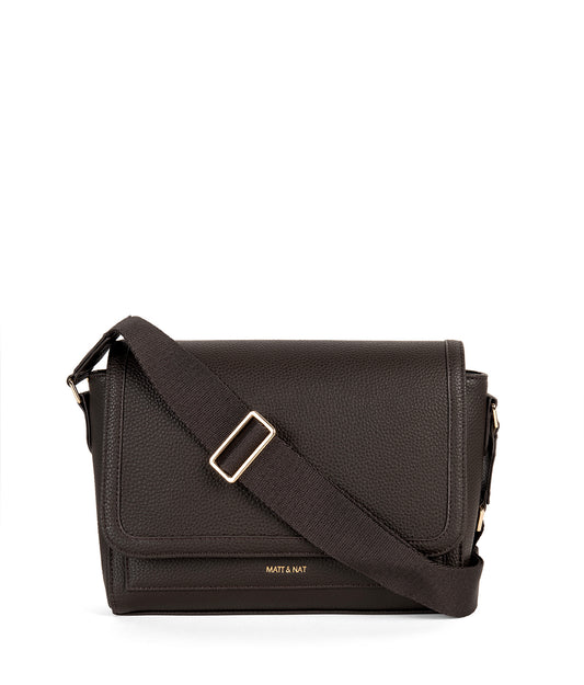SUNNY Vegan Shoulder Bag – Grain | Color: Fudge - variant::fudge