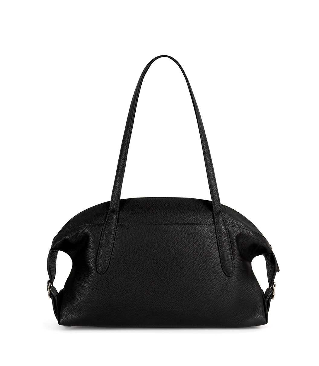 Vania Vegan Tote Bag – Grain | Color: Black - variant::black