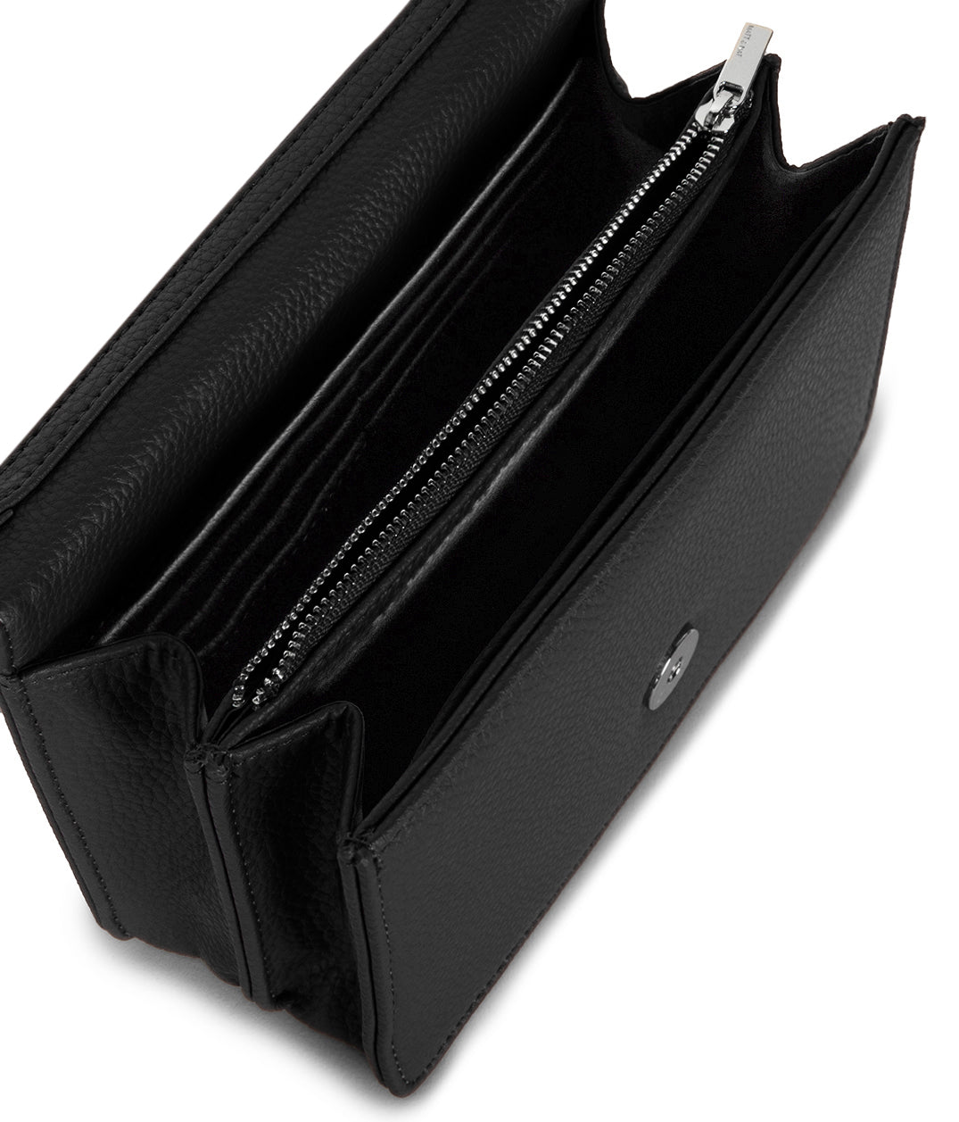 BEE Vegan Crossbody Bag - Grain | Color: Black - variant::black