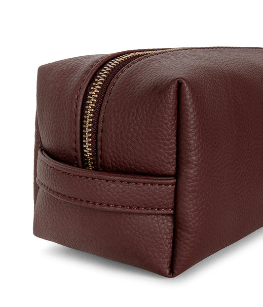 BLAIR Vegan Toiletry Case - Grain | Color: Cherry - variant::cherry
