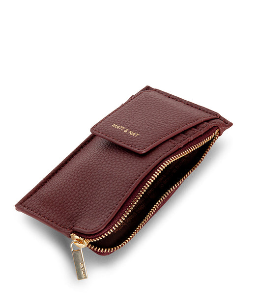 GRATZ Vegan Wallet - Grain | Color: Cherry - variant::cherry