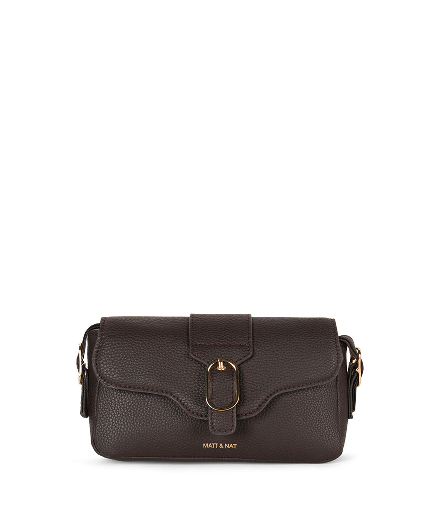ISABELLE SM Vegan Crossbody Bag – Grain | Color: Fudge - variant::fudge