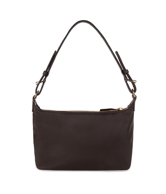 JINA Vegan Shoulder Bag - Grain | Color: Fudge - variant::fudge
