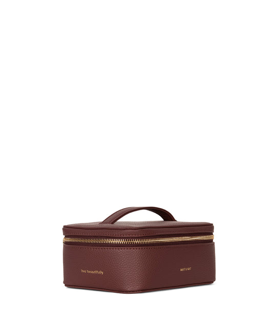 JULE Vegan Vanity Case - Grain | Color: Cherry - variant::cherry