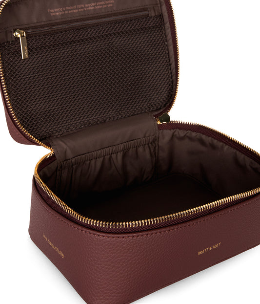 JULE Vegan Vanity Case - Grain | Color: Cherry - variant::cherry