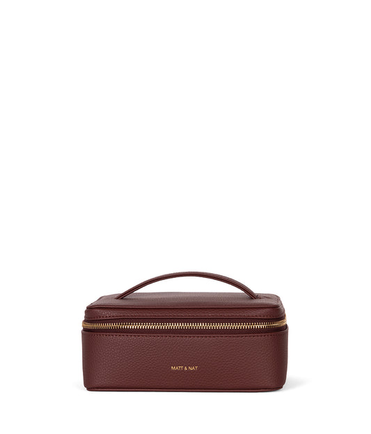 JULE Vegan Vanity Case - Grain | Color: Cherry - variant::cherry