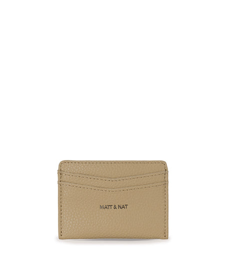 JUNYA Vegan Card Holder - Grain | Color: Almond - variant::almond