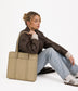 LUSIK Vegan Tote Bag – Grain | Color: Black - variant::black