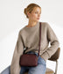 PAIR Vegan Crossbody Bag - Grain | Color: Black - variant::black