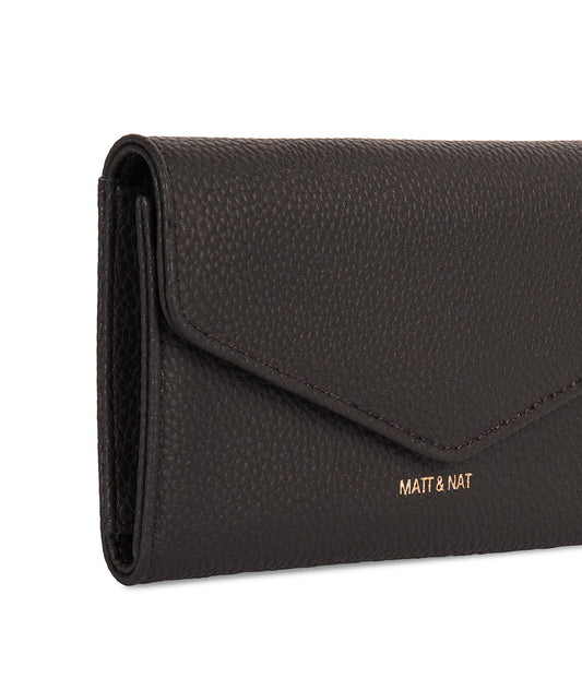 RAYE Vegan Wallet - Grain | Color: Fudge - variant::fudge
