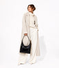 DONNA Vegan Hobo Bag - Groove | Color: Black - variant::black