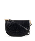 SHAAN Vegan Crossbody Bag - Groove | Color: Black - variant::black