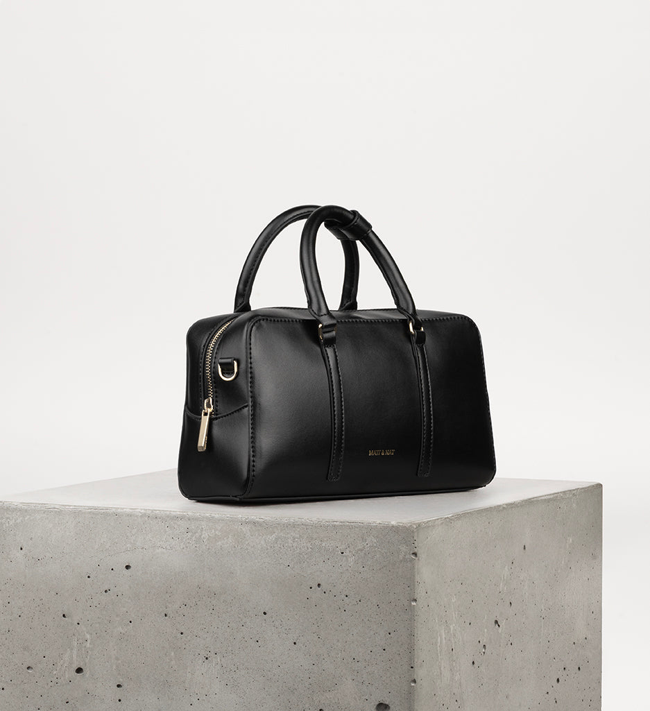 CECILE Vegan Satchel - UPPEAL™ | Color: Black - variant::black