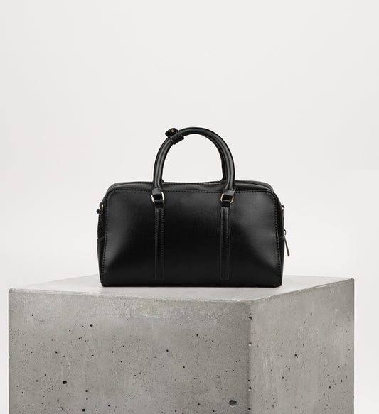 CECILE Vegan Satchel - UPPEAL™ | Color: Black - variant::black