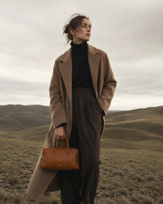 CECILE Vegan Satchel - UPPEAL™ | Color: Nutty - variant::nutty