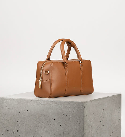 CECILE Vegan Satchel - UPPEAL™ | Color: Nutty - variant::nutty