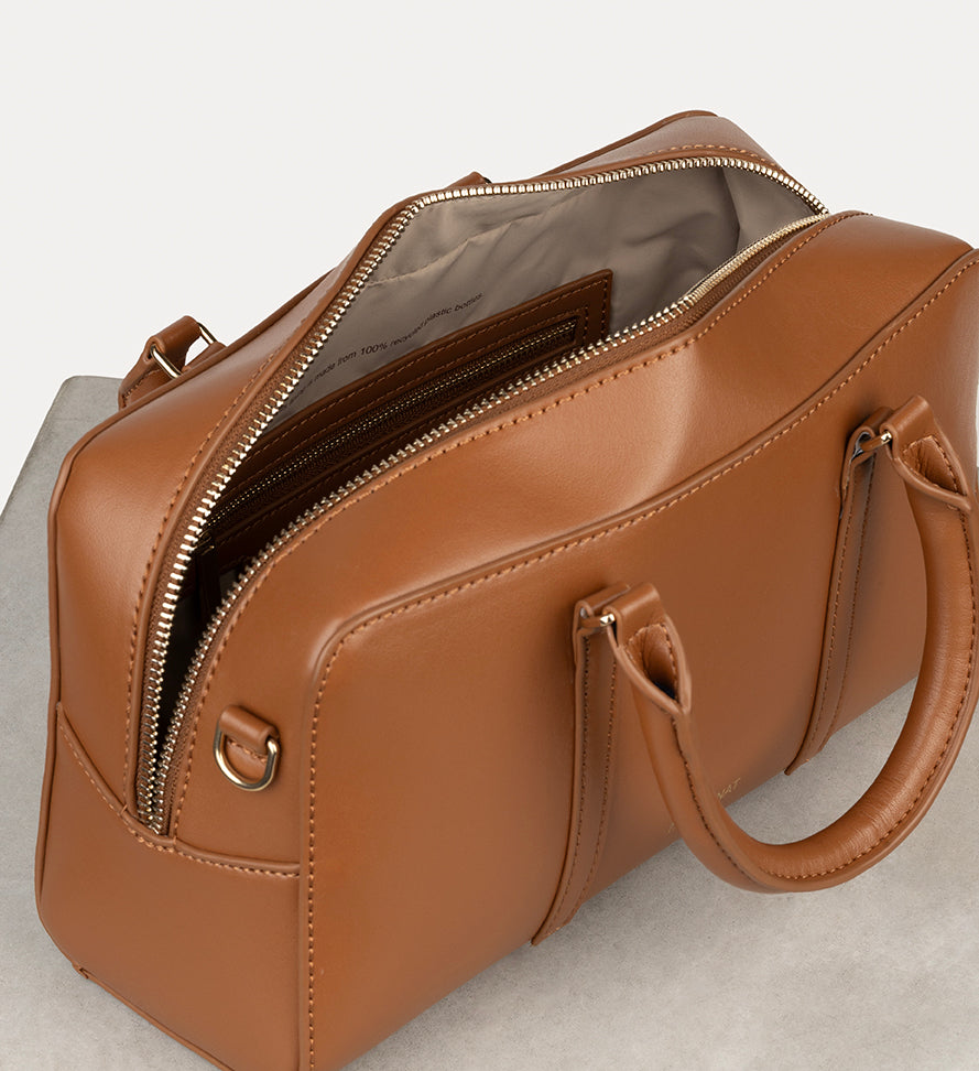 CECILE Vegan Satchel - UPPEAL™ | Color: Nutty - variant::nutty