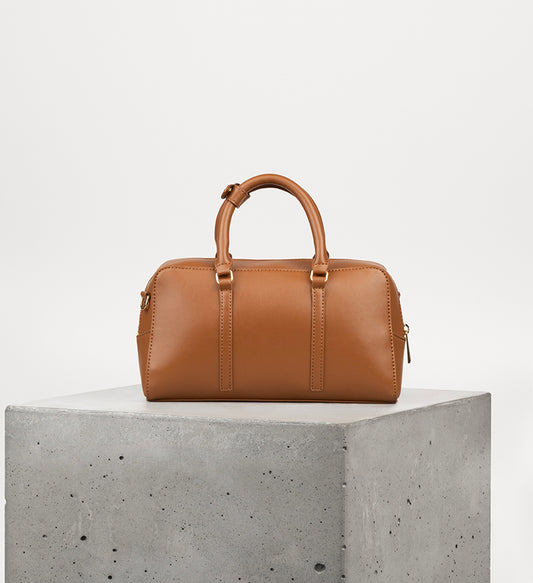 CECILE Vegan Satchel - UPPEAL™ | Color: Nutty - variant::nutty