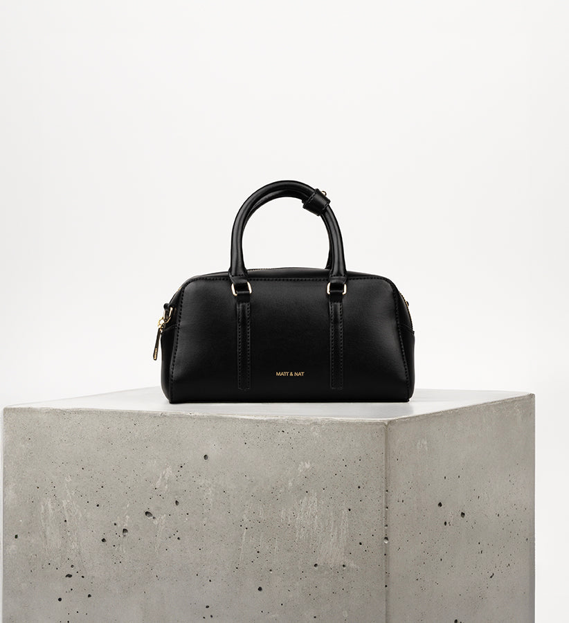 CECILE SM Vegan Satchel - UPPEAL™ | Color: Black - variant::black