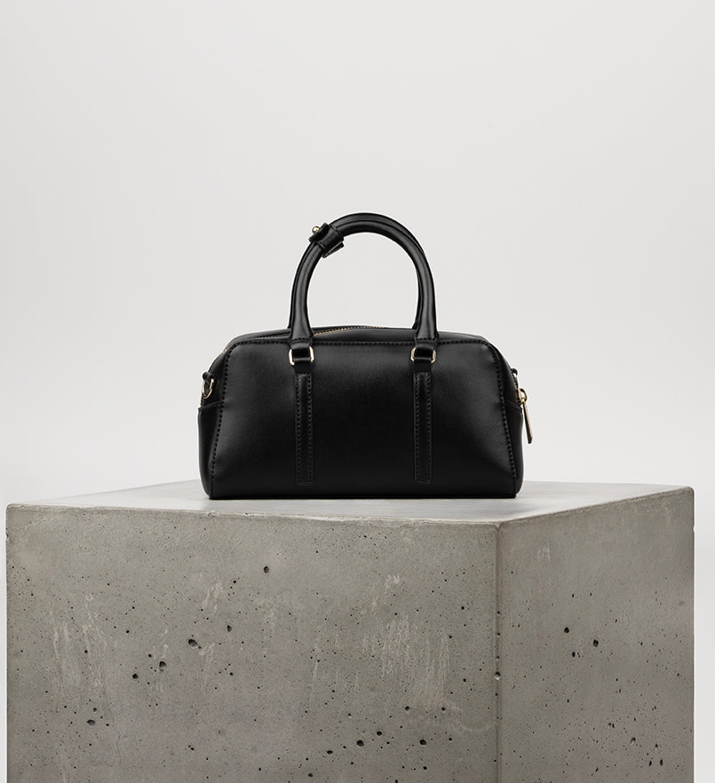 CECILE SM Vegan Satchel - UPPEAL™ | Color: Black - variant::black