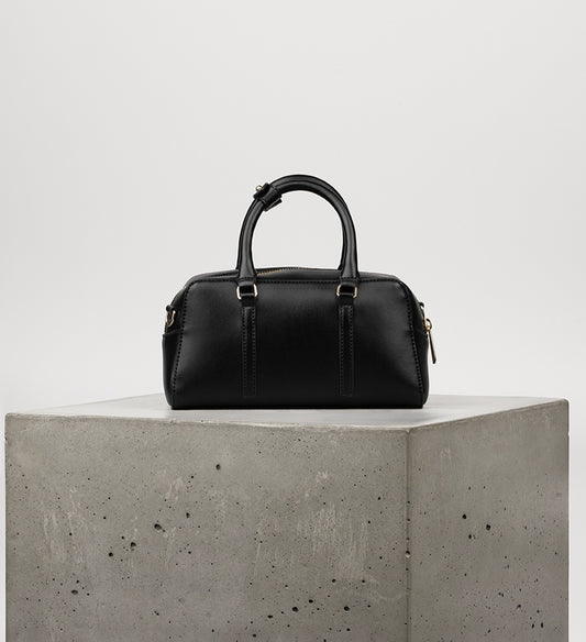 CECILE SM Vegan Satchel - UPPEAL™ | Color: Black - variant::black