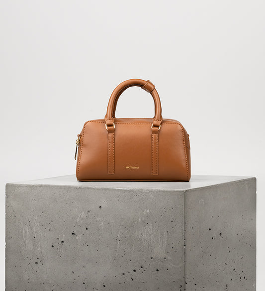 CECILE SM Vegan Satchel - UPPEAL™ | Color: Nutty - variant::nutty