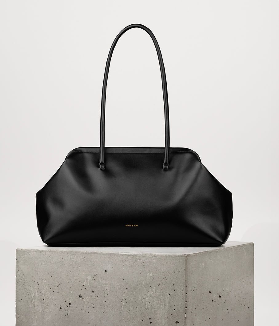 FLORENCE Vegan Tote Bag - UPPEAL™ | Color: Black - variant::black