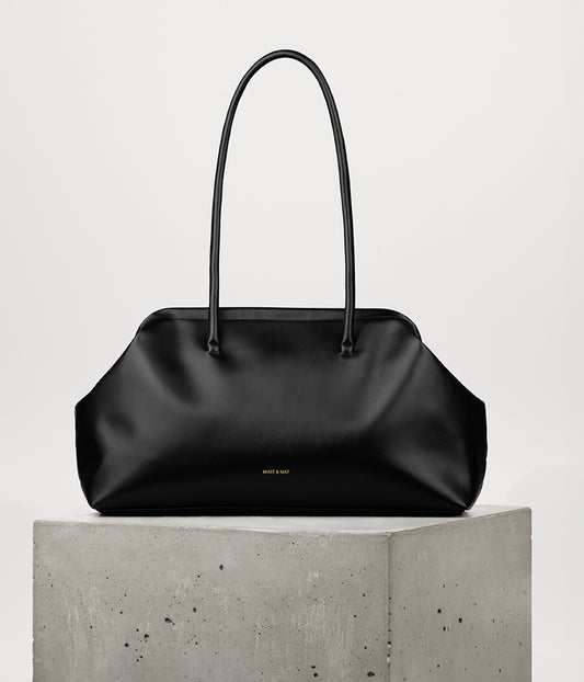 FLORENCE Vegan Tote Bag - UPPEAL™ | Color: Black - variant::black