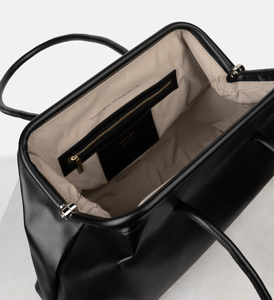 FLORENCE Vegan Tote Bag - UPPEAL™ | Color: Black - variant::black