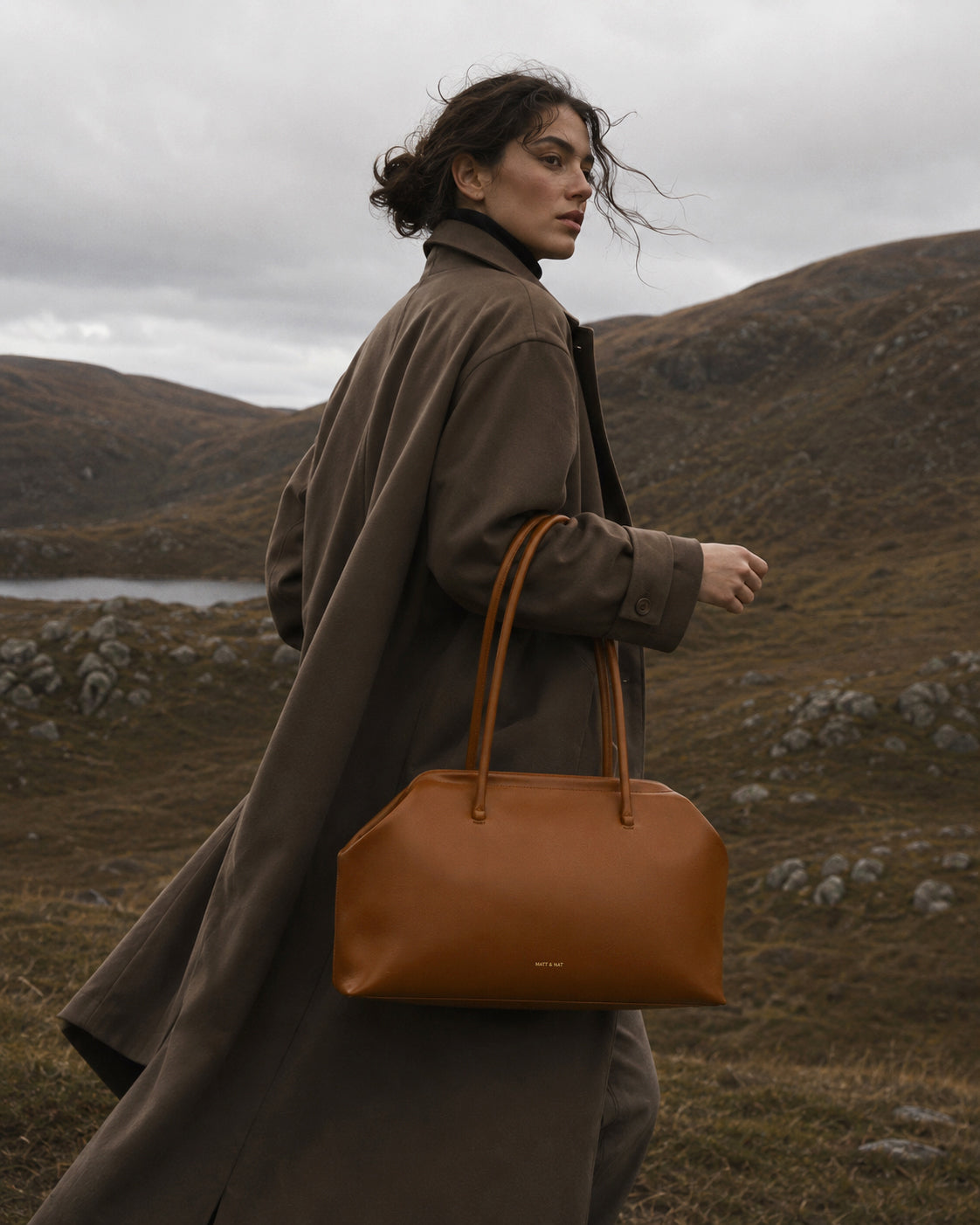 FLORENCE Vegan Tote Bag - UPPEAL™ | Color: Nutty - variant::nutty
