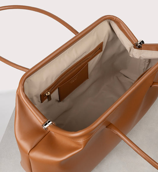 FLORENCE Vegan Tote Bag - UPPEAL™ | Color: Nutty - variant::nutty