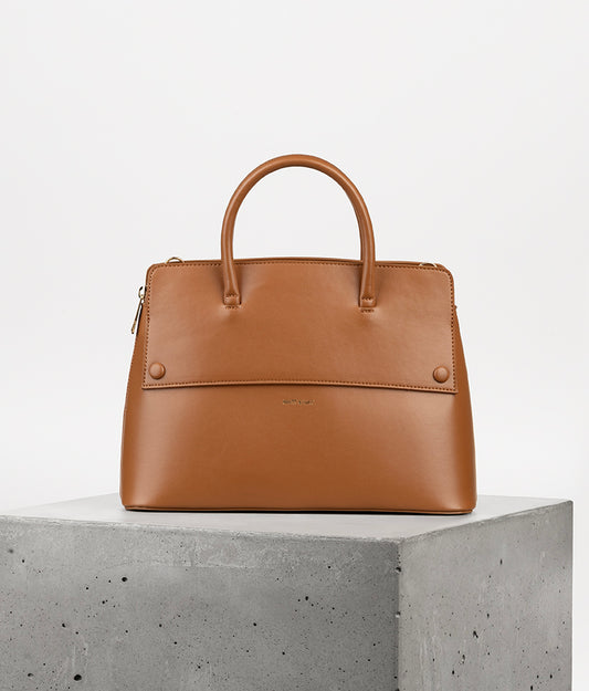 SILVA Vegan Satchel - UPPEAL™ | Color: Nutty - variant::nutty