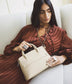SILVA SM Small Vegan Satchel - UPPEAL™ | Color: Nutty - variant::nutty