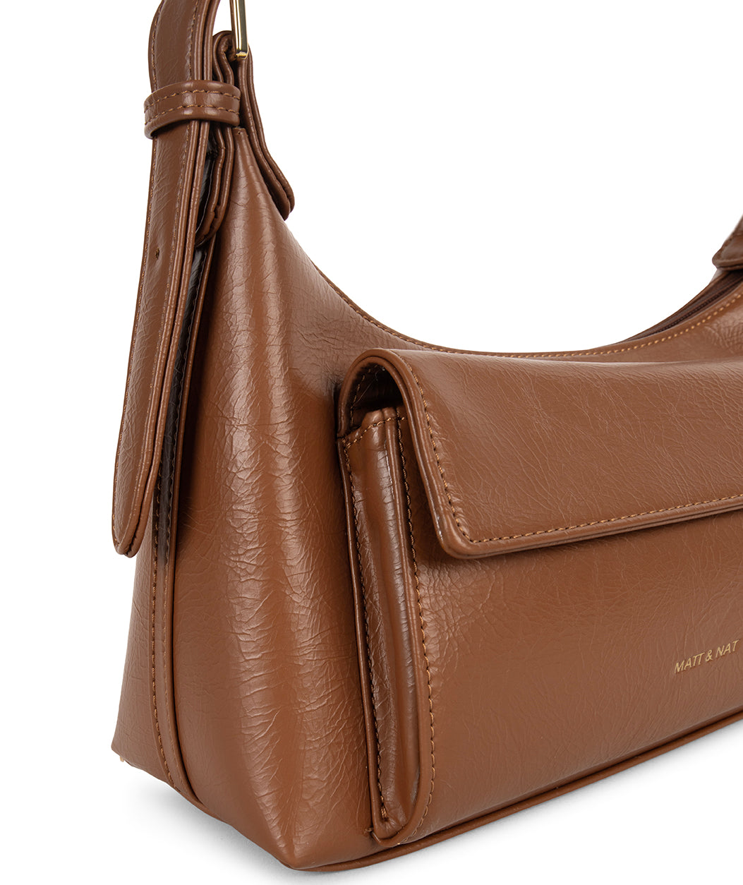 BEL Vegan Shoulder Bag - Theme | Color: Rust - variant::rust