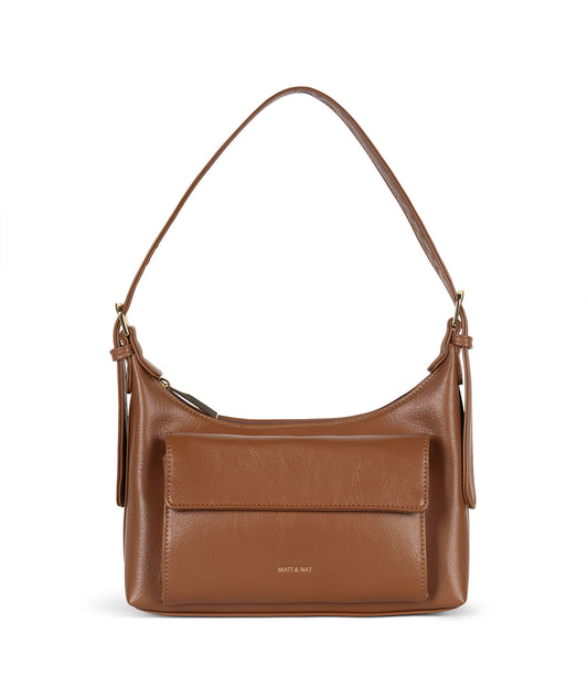 BEL Vegan Shoulder Bag - Theme | Color: Rust - variant::rust